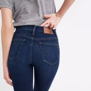 Madewell 10" high rise skinny jeans